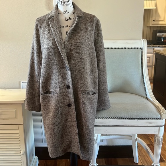 Jenni Kayne  Wool Blend Coat Sz Large - Picture 1 of 14